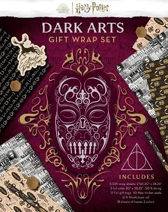 Harry Potter: Dark Arts Gift Wrap Stationery Set cover