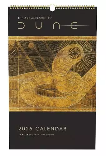 2025 The Art and Soul of Dune Poster Wall Calendar cover