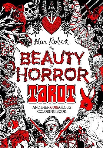 The Beauty of Horror: Tarot Coloring Book cover