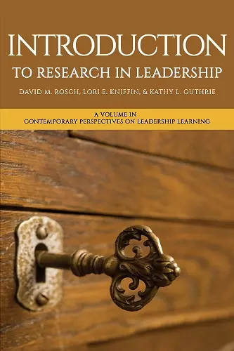 Introduction to Research in Leadership cover