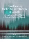 Transforming Public Administration in Canada cover
