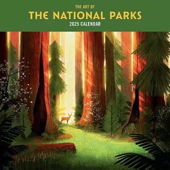 2025 The Art of the National Parks Wall Calendar cover