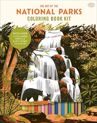 The Art of the National Parks Coloring Book Kit cover