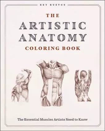 The Artistic Anatomy Coloring Book cover