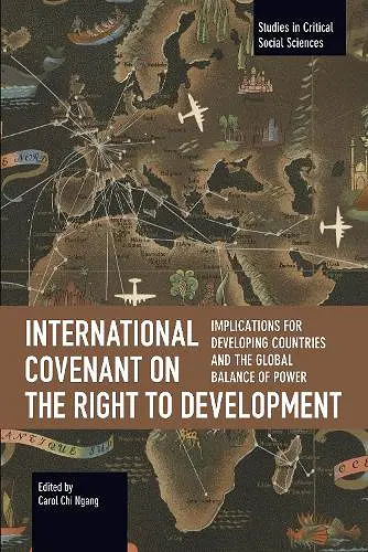 International Covenant on the Right to Development cover