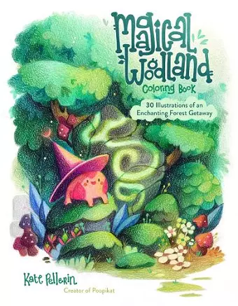 Magical Woodland Coloring Book cover