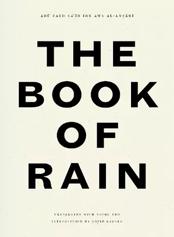 Book of Rain cover
