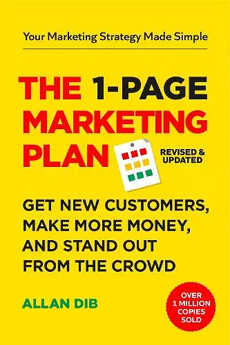 The 1-Page Marketing Plan cover