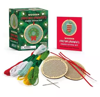 Wooden Christmas Ornaments Cross-Stitch Kit cover