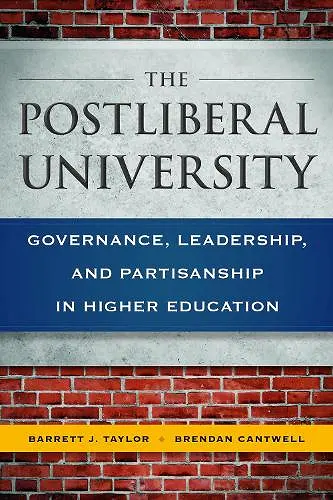 The Postliberal University cover