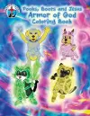 Pooks, Boots and Jesus Armor of God Coloring Book cover