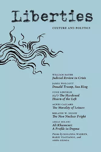 Liberties Journal of Culture & Politics cover