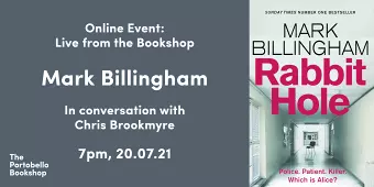 Mark Billingham – Rabbit Hole at The Portobello Bookshop