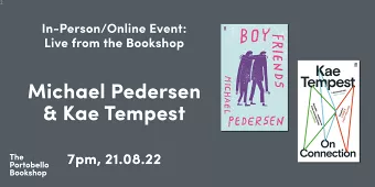 Michael Pedersen & Kae Tempest at The Portobello Bookshop