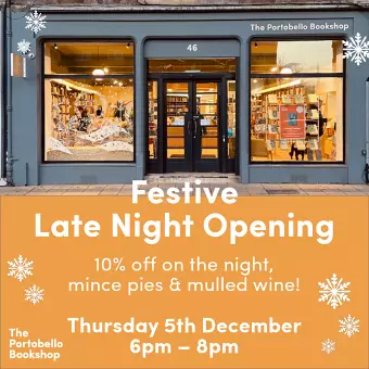 ❄️ Festive Late Night Opening ❄️ at The Portobello Bookshop