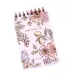 Rifle Floral Design Spiral Top Notebook cover
