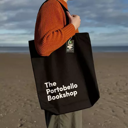 The Large Portobello Bookshop Black Canvas Bag cover