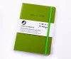 VENT Recycled Leather A5 Lined Notebook - Green cover