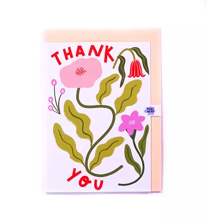 Thank You Floral Card cover