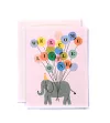 Welcome Little One Elephant Card cover