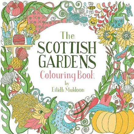 The Scottish Gardens Colouring Book cover