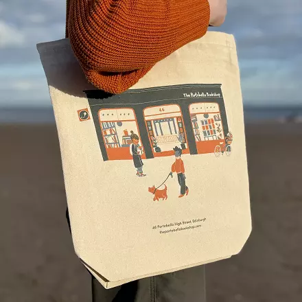 The Portobello Bookshop Tote Bag - Illustrated by Eilidh Muldoon cover